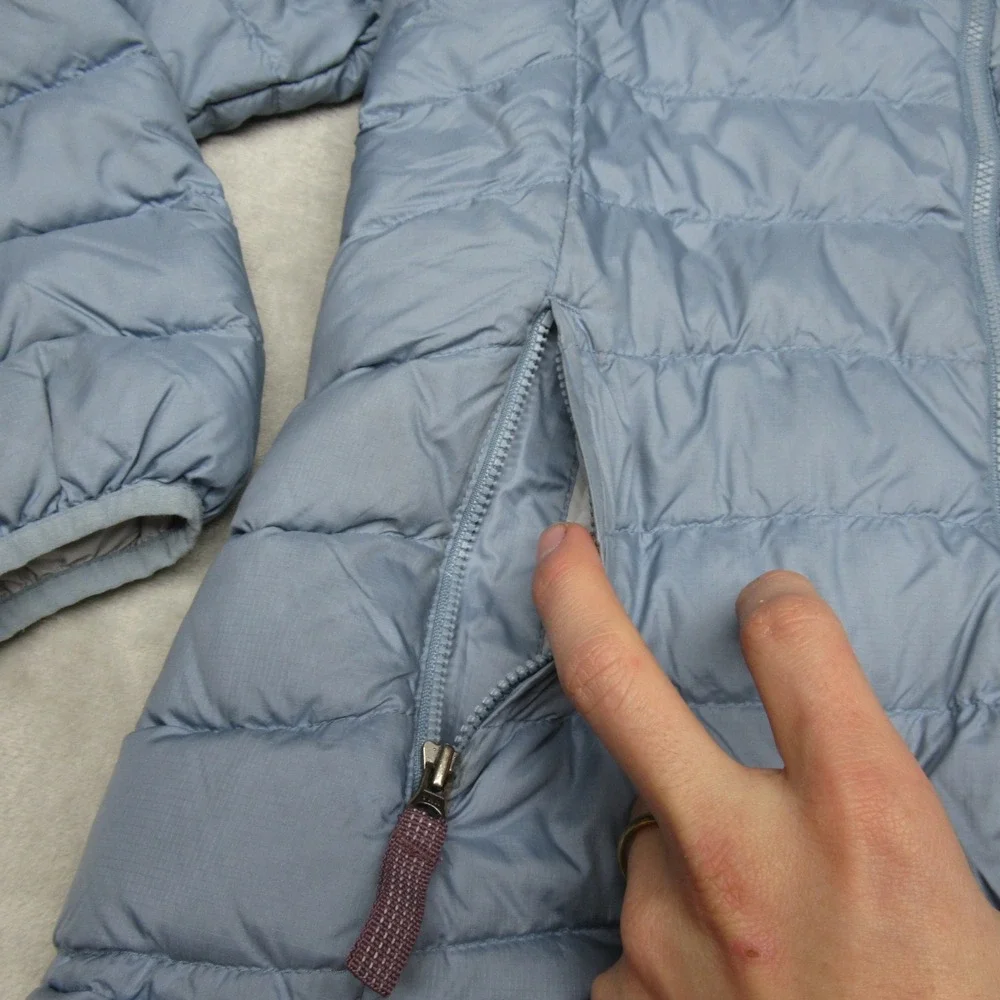 Patagonia Down Sweater Jacket Kids XL 14 Blue‎ Light Pack Insulated Quilted Puff